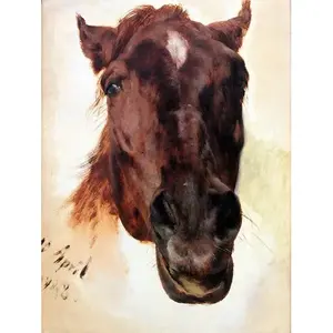 A. Menzel Horse Farm Tile Mural Cerámica Cocina y Baño Pared Backsplash - Product Image 1