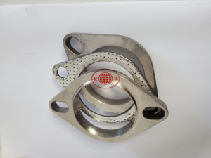 Bride d'échappement d'estampage automatique Brides de tuyau d'échappement universelles 2.5 "63mm trou vers le bas - Product Image 5