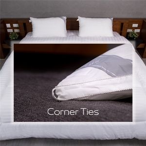 Edredones y Colchas para Dormitorio con Relleno de Fibra Hueca y Lazos en las Esquinas - Product Image 2