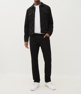 OEM&ODM Custom Streetwear Digital Print Jeans Jacket Men's 100% Cotton Men's Washed Denim Jacket Men - Product Image 4