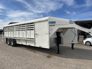 Cheap Affordable Gooseneck Livestock <b>Trailer</b> for Sale Ready to Ship <b>Farm</b> Supplier - Product Image 2