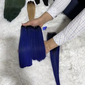 Gran oferta, gran oferta, pelo liso y sedoso, trama cruda, hueso dibujado doble, cutícula recta, máquina alineada, trama doble, pelo crudo Hai - Product Image 6