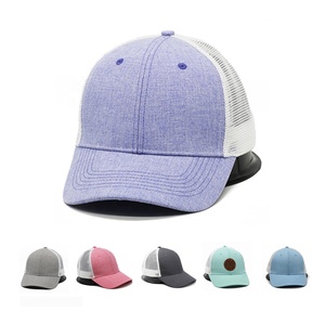 Alta calidad, precio bajo, capitán de Australia, 5 paneles, informal, algodón, bordado, estructurado, 2 rayas cruzadas, gorra de camionero personalizada - Product Image 2