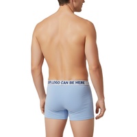 Sous-vêtements en coton respirant de haute qualité, 100% coton, boxers confortables, logo personnalisé, marque OEM, motif imprimé pour hommes