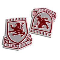 Écusson de football sportif en flocage personnalisé, logo de la Ligue des champions, patch en flocage 3D pour vêtements de football