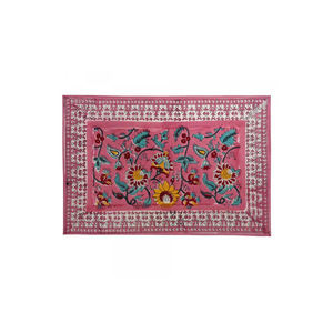 Bloc de main exquis imprimé toile de coton écologique tapis de Table personnalisables ensemble mariage moderne usage domestique 2 pièces en gros - Product Image 3