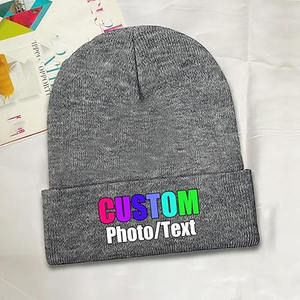 Chapeau personnalisé, bonnet confortable et chaud pour l'hiver, bonnet en tricot avec logo brodé personnalisé, design téléchargé par Dress Sports - Product Image 3