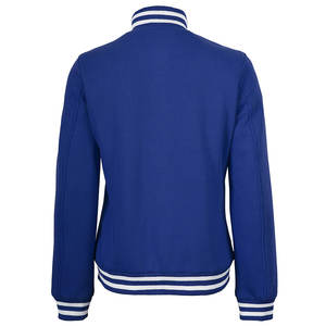 Venta al por mayor de diseño personalizado Letterman chaqueta clásica deportes universitarios chaqueta de bombardero de béisbol para las mujeres - Product Image 4