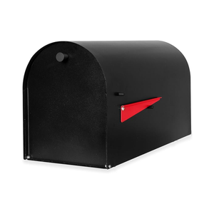 Vente en gros de boîtes aux lettres modernes avec poteau galvanisé en acier inoxydable mat enduit de poudre articles de décoration en bois OEM ODM - Product Image 4