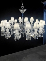 Grand lustre en cristal haut de gamme France Paris pour la maison, la villa, l'hôtel, le restaurant, le salon