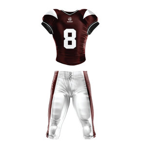 Uniforme de Fútbol Americano Resistente y Elegante para Equipos Juveniles y Adultos con Número y Nombre Personalizados - Product Image 1
