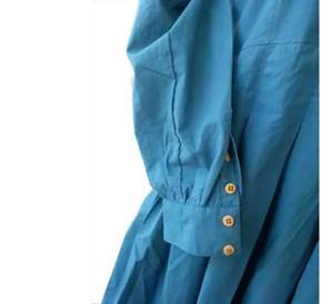 Elegant XXL Ladies Abaya <b>Dress</b> Eco-Friendly Islamic Style with Front <b>Buttons</b> Cuff Sleeves Breathable Bamboo Fabric ODM Supply - Product Image 1