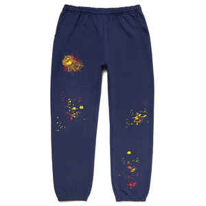 2025 Trending Custom Logo Acid Wash Sweat Suit 100% Cotton Embroidery Patch Flared Full Tracksuit Hoodie and Sweat pant for Men - Product Image 3