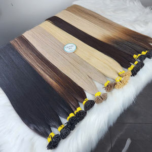 Venta al por mayor 100% Virgen Raw Extensiones de cabello vietnamita Itips hueso pelo liso Super doble dibujado 28 pulgadas cutícula completa Raw - Product Image 3