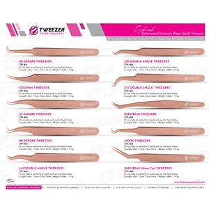 แหนบปลายขนตาแบบเส้นใยสแตนเลสสีฟ้าพลาสม่าใหม่ล่าสุด - Product Image 6