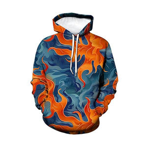 Sweat-shirts à capuche personnalisés par sublimation, sweat-shirts d'hiver avec tissu en polyester, pull à capuche en gros - Product Image 1