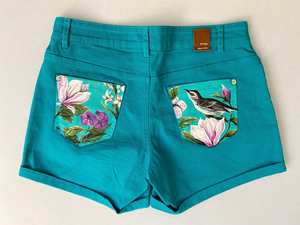 Vintage S Taille Denim Shorts Jeanagers Autre Artisanat Jeans Pantalon Court - Product Image 3