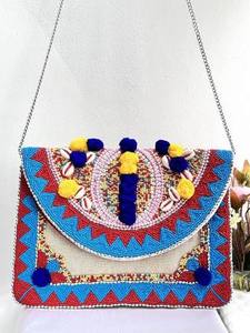 Bolso Tote Cuadrado Clásico con Diseño de Limones y Cuentas, con Bordado y Serigrafía para Uso Diario y Viajes, Promocional - Product Image 6