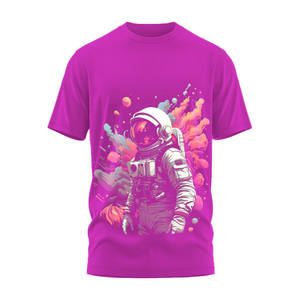 เสื้อยืดผู้ชายผ้าฝ้าย100% พิมพ์โลโก้ด้านหน้าแขนสั้นโอเวอร์ไซส์วินเทจแห้งเร็วระบายอากาศได้ดีมีหลายสี - Product Image 5