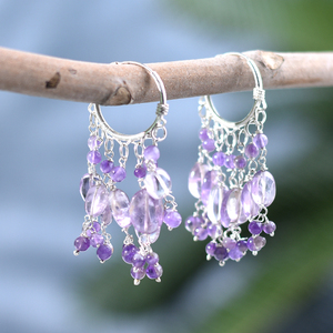 Pendientes colgantes de plata de ley 92,5 para mujer y niña, joyería de moda, REGALOS FESTIVOS para fiesta, NSJ-1258 - Product Image 1