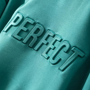 เสื้อสเวตเชิ้ตผู้ชายแบบหนาพิเศษ 400 500 กรัม ผ้าโพลีเอสเตอร์/คอตตอน ทรงโอเวอร์ไซส์  ปักลายนูน 3 มิติ  โลโก้สั่งทำตามเทรนด์ สำหรับฤดูหนาว - Product Image 4