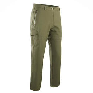 <b>Men's</b> New Arrival Casual Cotton Cargo Pocket <b>Pants</b> Quick Dry Loose Fit Fashionable Long Style Elastic Waist Closure Flat Design - Product Image 1