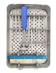 Ensemble d'instruments chirurgicaux pour petits animaux Kit d'instruments chirurgicaux orthopédiques Sulcoplastie rectangulaire de la trochlée - Product Image 2