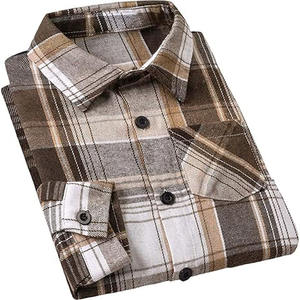 Chemise en flanelle pour homme entièrement personnalisée, style parfait, vente chaude, prix raisonnable, meilleurs designs, chemise en flanelle pour homme légère - Product Image 3