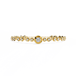 Fabulous 18K <b>Gold</b> Lab Grown Diamond Bracelet & <b>Bangle</b> Luxurious Jewelry - Product Image 4