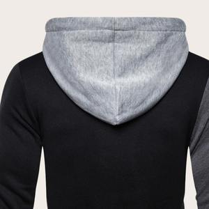 Sudaderas con capucha con impresión de logotipo personalizado de alta calidad para hombres Sudaderas con capucha de gran tamaño de colores sólidos para hombres Sudaderas con capucha transpirables y cómodas - Product Image 2