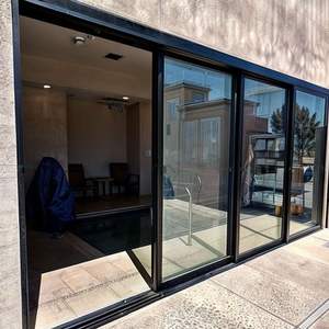 <span class=keywords><strong>Puerta</strong></span> corrediza de vidrio de aluminio personalizable de alta calidad directa de fábrica con medición e instalación profesionales - Product Image 3