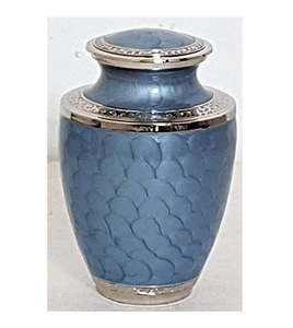 Urnes de crémation pour adultes de conception antique Urne funéraire commémorative de cendres humaines en métal de qualité standard pour les amoureux 2025 - Product Image 4
