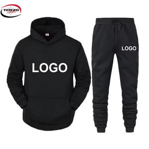 Sudaderas con capucha para correr de invierno de calidad superior para hombre, pantalones, jersey de lujo, chándales, diseño personalizado, talla XL, logotipo impreso de talla grande - Product Image 4