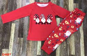 RTS ชุดคริสมาสต์สองชิ้นนุ่มสำหรับเด็กผู้ชายชุดคริสต์มาสสำหรับเด็กผู้หญิง - Product Image 5