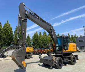 Excavatrice sur pneus d'occasion CE JIAHE 21 tonnes, vente directe usine, pour travaux de fondation, exploitation minière et terrassement - Product Image 4