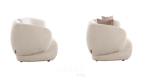 Ensemble de canapés rembourrés modernes, élégants et confortables, couleurs personnalisables, design durable, pieds en bois, pour intérieurs de maison, appartement, entrepôt