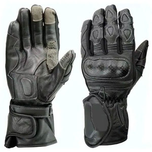 Nouveaux Gants de Moto en Cuir Respirants Unisexe de Haute Qualité, Design Personnalisé 2025, Vente en Gros en Stock pour l'Extérieur - Product Image 1
