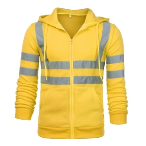High Visibility Reflective Safety <b>Work</b> Shirt ANSI ISEA Certified <b>Waterproof</b> Breathable Polyester Construction Uniform Wholesale - Product Image 2