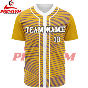 Uniforme de Béisbol Personalizado de Alta Calidad con Diseño Personalizado, Multicolor, Antibacteriano y Transpirable - Product Image 1