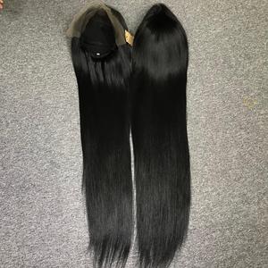 Pelucas alineadas con cutícula de encaje Hd de densidad 250, vendedores de extensiones de cabello humano, peluca Frontal recta de hueso al por mayor para mujeres negras - Product Image 5