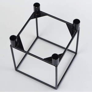 Minimalistic Simple Square Metal <b>Candle</b> <b>Holders</b> Stone Decorative Wedding Candlesticks Stand for Home Decor - Product Image 4