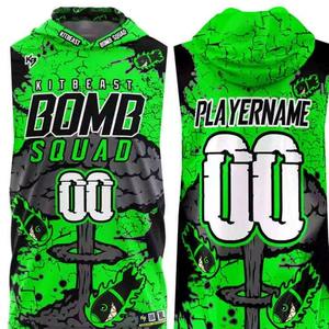 Maillots de football américain 7 contre 7 en gros pour jeunes, entièrement sublimés, compression, maillot 7v7 - Product Image 3