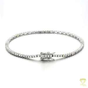 Bijoux Hip Hop classiques de haute qualité Glacé Lab Grown Diamond Round Cut Square Shape Tennis Chain Bracelet - Product Image 2