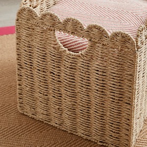 กล่องเก็บของลายสแกลลอป กล่องเก็บของทำมือ เป็นมิตรกับสิ่งแวดล้อม ของตกแต่งบ้านจากธรรมชาติ ขายส่งจากเวียดนาม - Product Image 5