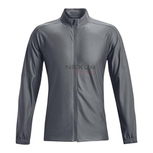 แจ็คเก็ตออกกำลังกายน้ำหนักเบาด้านหน้ากันลมคอตั้งระบายอากาศได้สำหรับออกกำลังกายในยิมกลางแจ้งสำหรับฤดูหนาวออกแบบได้ตามต้องการ - Product Image 5