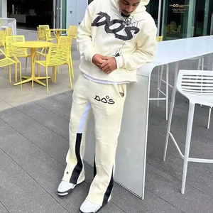 ชุดวอร์มผู้ชายแบบซ้อนทับดีไซน์ใหม่ปี 2026 ผลิตจากโพลีเอสเตอร์พิมพ์ลายแบบซับลิเมชั่น ไซส์อเมริกา เสื้อฮู้ดแบบสวมหัวมีซิปเต็มตัว - Product Image 6