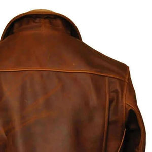 Chaqueta de moto de piel auténtica con logotipo personalizado de alta calidad al por mayor para la temporada de invierno - Product Image 5