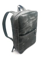 Sac de sport en cuir véritable gris vieilli avec logo personnalisé Vintage Fashion Bapa Rusa Candy Pattern for Work Travel College Sports