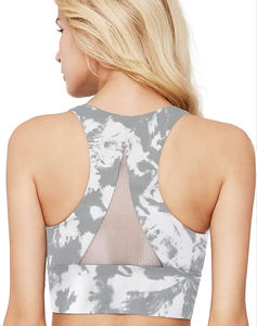 Sujetador deportivo de diseño personalizado para mujer, ropa de Yoga, gimnasio, Fitness, acolchado, sin costuras, con tiras, de secado rápido, Sujetador deportivo de compresión - Product Image 3