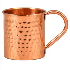 Vaso de cobre puro hecho a mano, taza para beber Ayurvédica india tradicional para beneficios de salud y Decoración elegante para el hogar - Product Image 5
